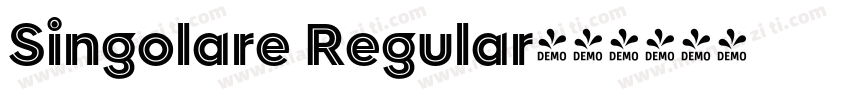 Singolare Regular字体转换